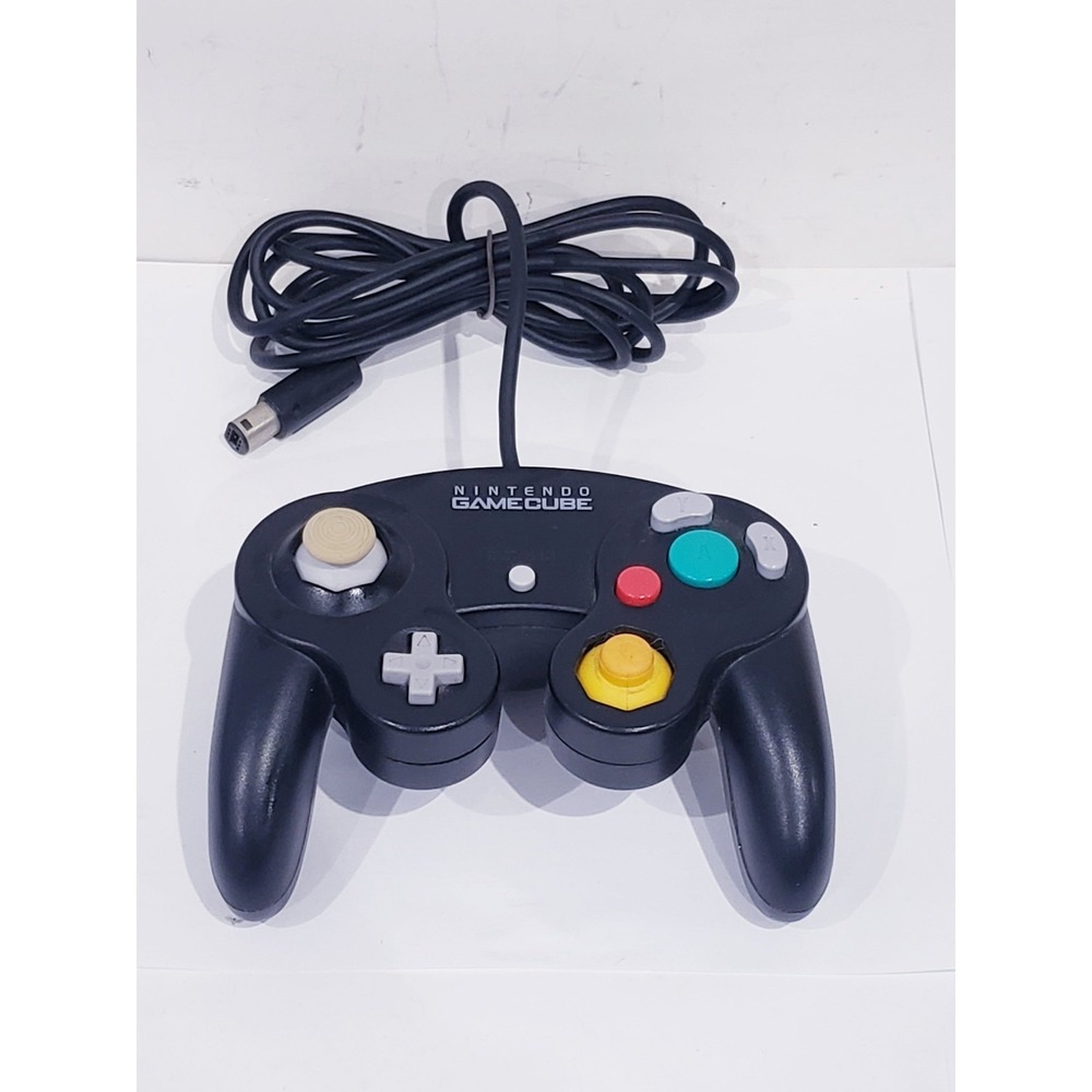OEM Nintendo Gamecube Controller Black DOL-003 Tested